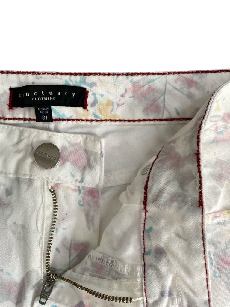 31 Sanctuary The Charmer Pastel Floral Jeans Slim