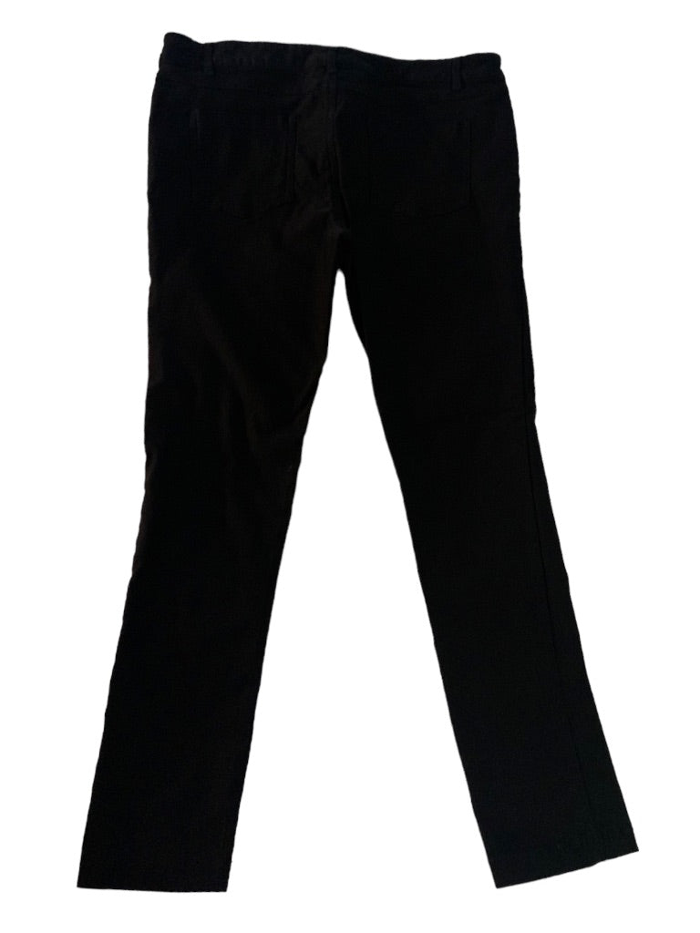 Large Flirtatious Junior Women's Black Skinny Pants 26" Inseam