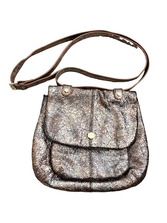 Lodis Landry Crossbody Rose Gold Crinkle Handbag Retail 178.00