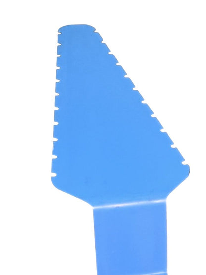 Vintage Tupperware Blue Pastry Server Pie Cake Wedge Cutter