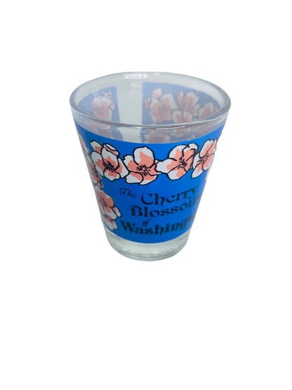 The Cherry Blossoms of Washington Shot Glass  1.5 oz Barware