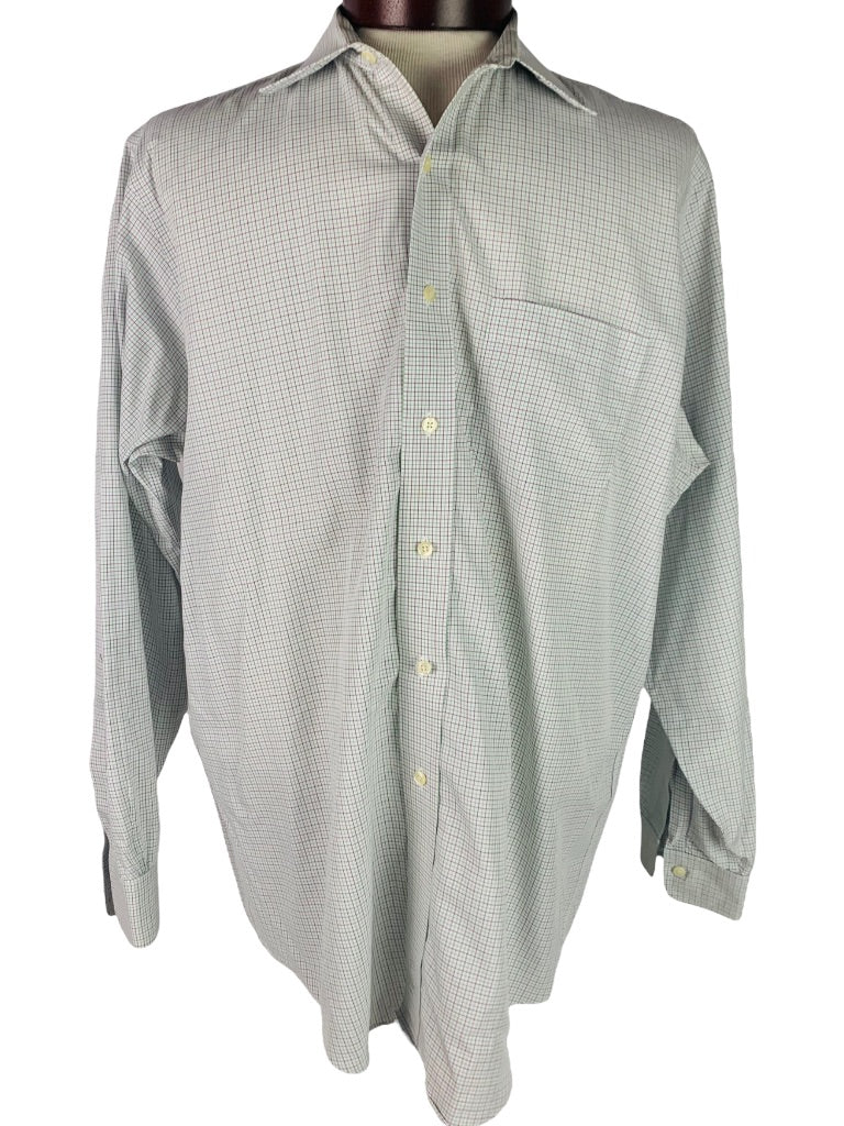 16 (34) Brooks Brothers Men's Button Up Dress Shirt Traditional Fit All Cotton