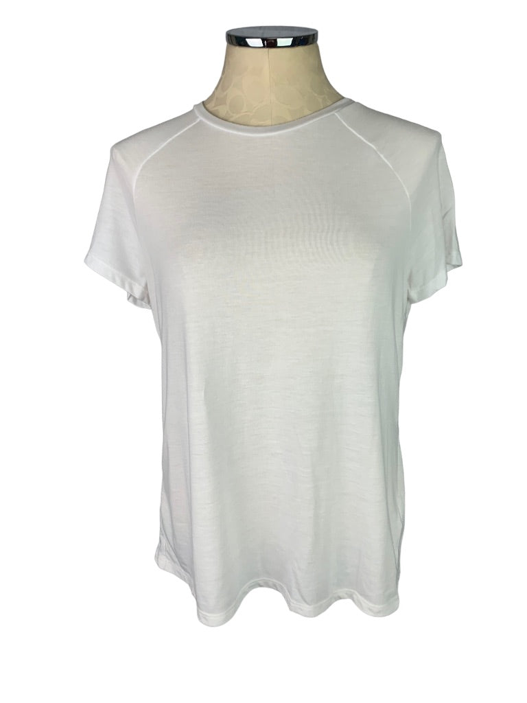 Medium J.Crew Factory Women's White Petal Back Tshirt AW610