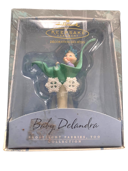 Hallmark Baby Delandra Frostlight Faeries Babies Collection 2002 Ornament