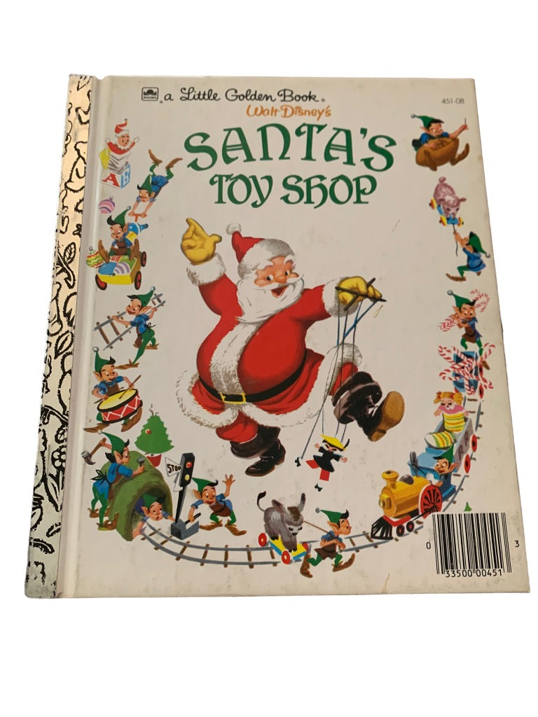 Lot of 5 Vintage A Little Golden Book Christmas Holiday Santa Frosty Bible