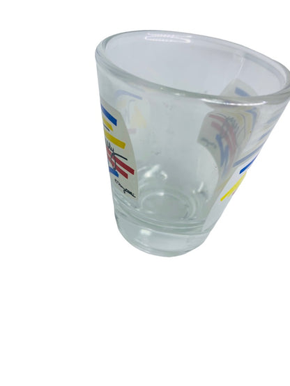 New Jersey Shot Glass Barware Clear Primary Color Logo