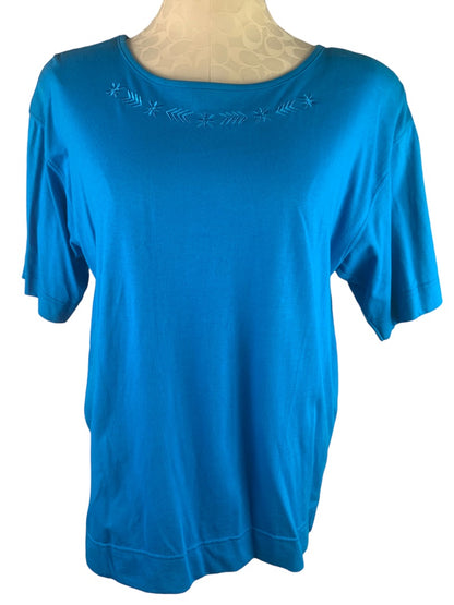 Medium Sterling Collection Bright Blue Women's Vintage 80s Tshirt Oversize New
