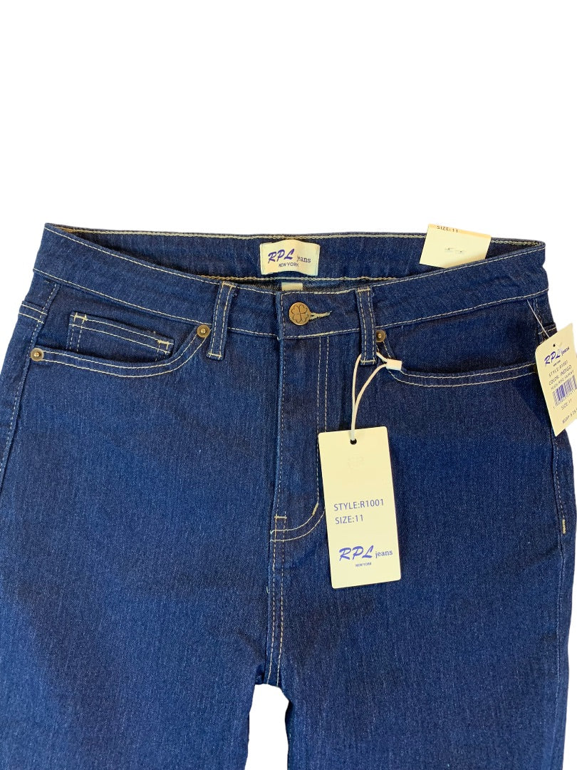 11 RPL Jeans Hi Rise Skinny Jeans Junior Women's Indigo New Denim 30" Inseam