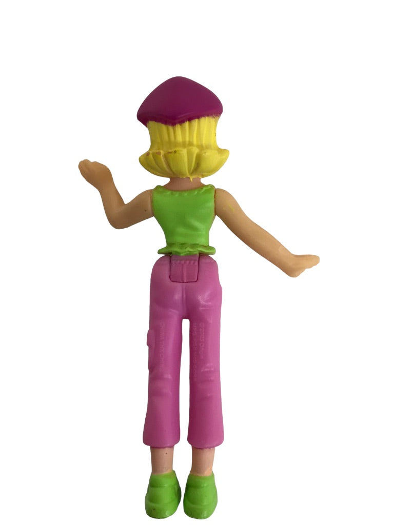 2003 Polly Pocket McDonalds Happy Meal Doll 3.75"h Green Pink