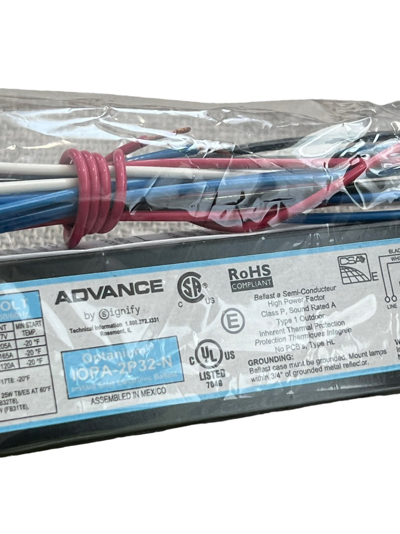 Advance IOPA-2P32-NOptanium Ballast 120V to 277V for (2) F3278 F2578 Lamps