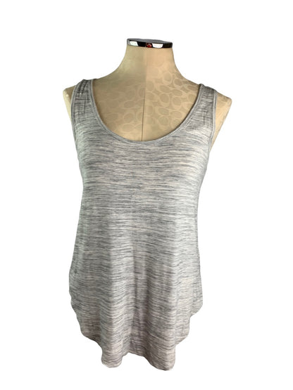 Small Old Navy Women's Heathered Gray Tank Top Loose Fit Lightweight