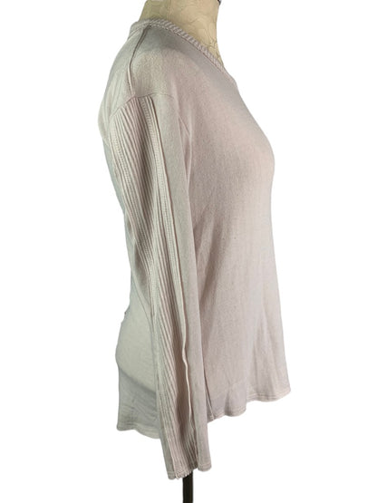 XS Tahari Women's Blush Pink Pullover Sweater Soft Lightweight