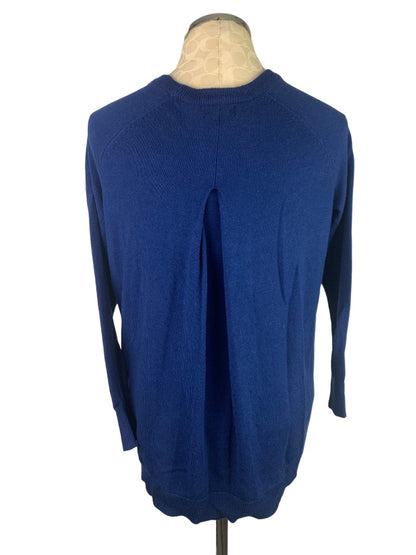 XS Apt.9 Women's Blue Pullover Sweater High Low Hem Soft