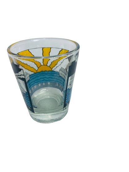 Seattle Washington Souvenir Shot Glass Ocean Sunshine Barware