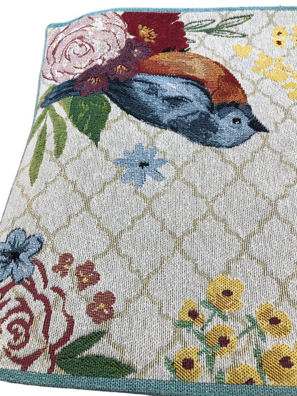 Celebrate Spring Together Spring Bird Tapestry Table Runner 36" x 13"