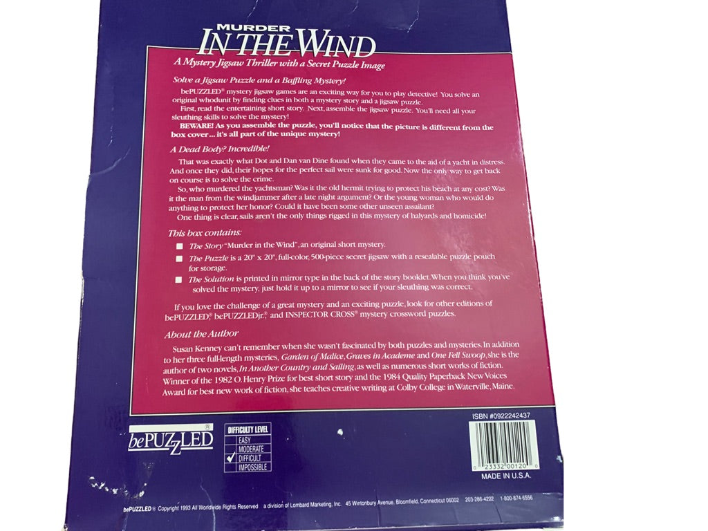 Murder in the Wind Mystery Jigsaw Thriller with a Secret Puzzle Image