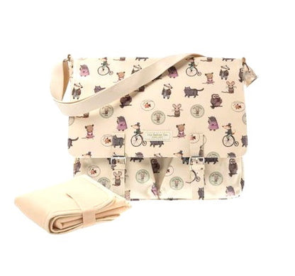 Messenger Diaper Bag Pip & Friends Buckle with Changing Mat New