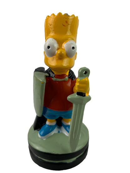 Lot of 8 Assorted The Simpsons 2002 Chess Pieces Bart Maggie Lisa 3"