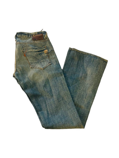 29 Union Women's Bootcut Jeans Distressed Lover Los Angeles USA 35.5" Inseam