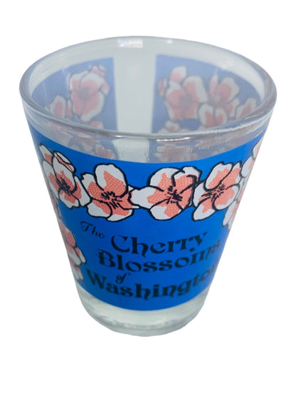 The Cherry Blossoms of Washington Shot Glass  1.5 oz Barware