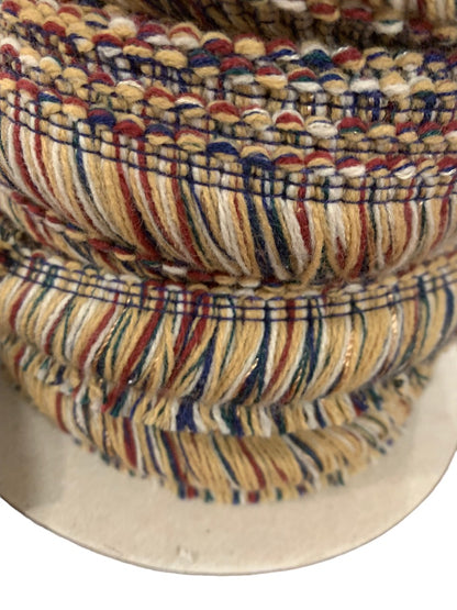 Charleston Multi Brush Decorative Fringe Trim 1.5" Spool 56 Plus Yards