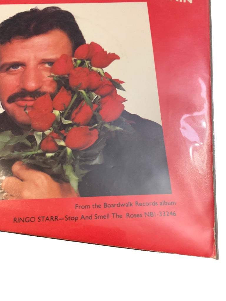 Ringo Starr Wrack My Brain 7" Single  1981 Album Sleeve Only NB7-11-130