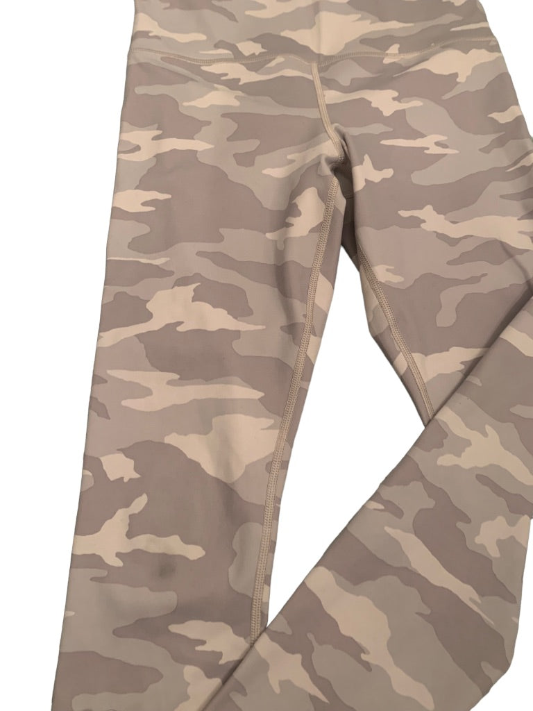 XSP Athleta Petite Gray Camo Elation 7/8 Tight Leggings Women's Workout