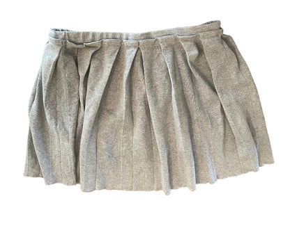 14 J.Crew Crewcuts Girls Pleated Gray Pull On Sweater Skirt Style 28967