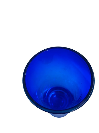 Bermuda Shot Glass Shooter Souvenir Blue Glass Barware Ship Night Moon