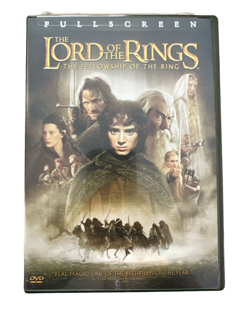 Lord of the Rings Fullscreen Version DVD Bonus Disc