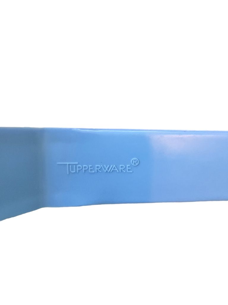 Vintage Tupperware Blue Pastry Server Pie Cake Wedge Cutter