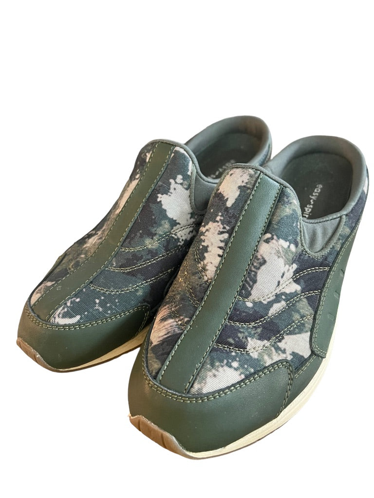 8.5 Easy Spirit Camo Womens Estraveltime Comfort Mule Sneakers Shoes