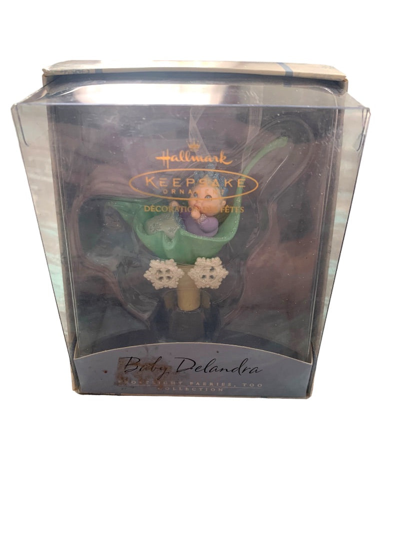 Hallmark Baby Delandra Frostlight Faeries Babies Collection 2002 Ornament