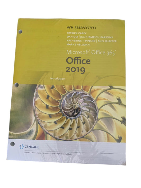 Perspective Microsoft Office 365 Office 2019 Introductory Loose Leaf Carey