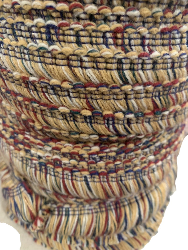 Charleston Multi Brush Decorative Fringe Trim 1.5" Spool 56 Plus Yards