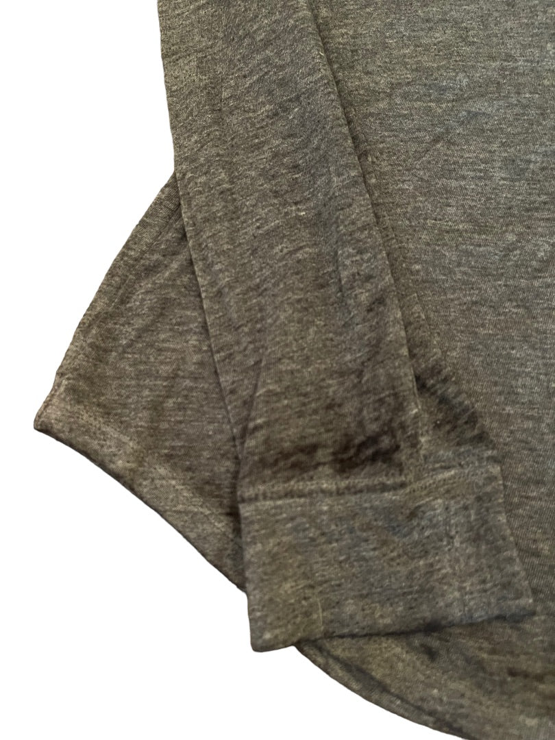 XS Pink Victoria's Secret Long Sleeve Womens Top Tshirt Lightweight Gray