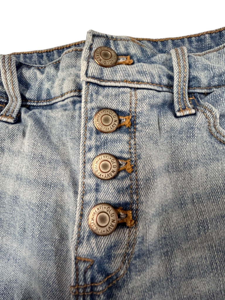 4 Old Navy Women's Buttonfly Cuffed Jean Shorts High Rise Secret Slim Pockets