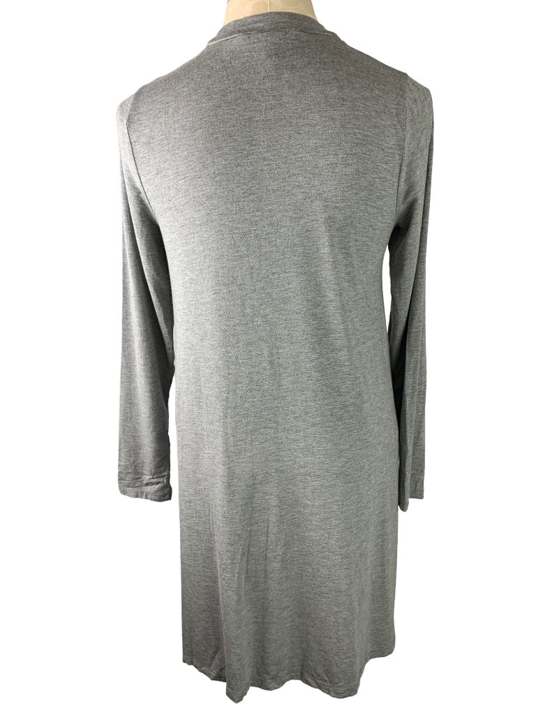 Medium J.Crew Gray Mock Neck Swing Dress Pockets Very Soft Style#H5734