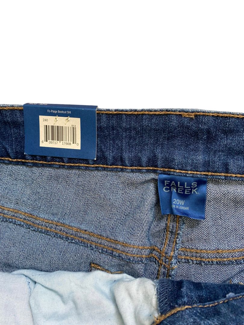 NWT 20W Falls Creek Stretch Bootcut Jeans 5 Pocket