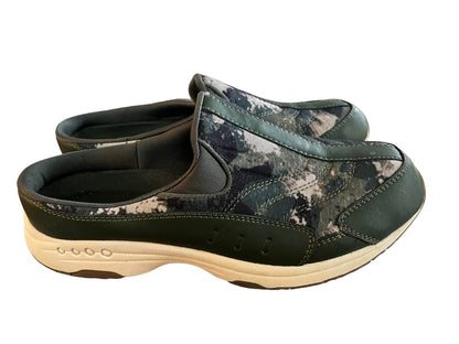 8.5 Easy Spirit Camo Womens Estraveltime Comfort Mule Sneakers Shoes