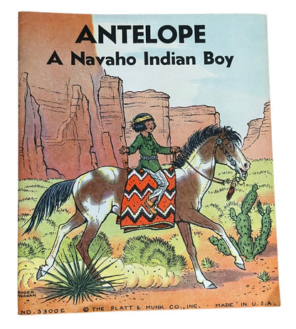 Set of 8 Vintage Native American 1935 Platt & Munk Made in USA Rodger Vernam Childrens Books