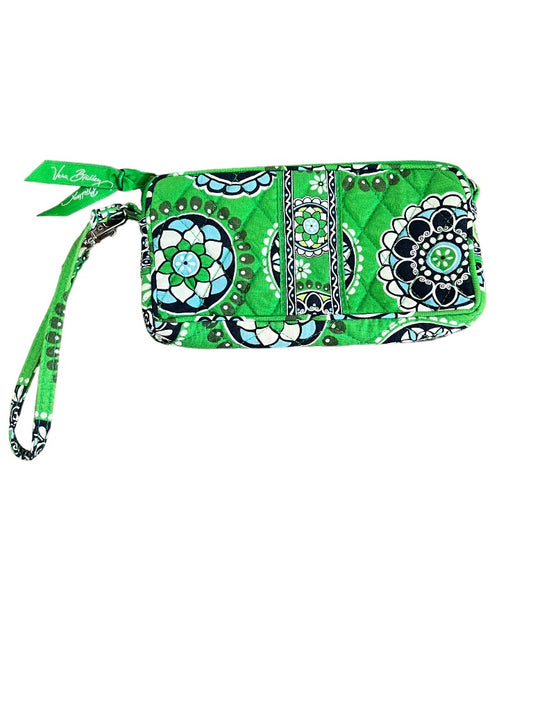 Vera Bradley Cupcakes Green Carry It All Wristlet convertible