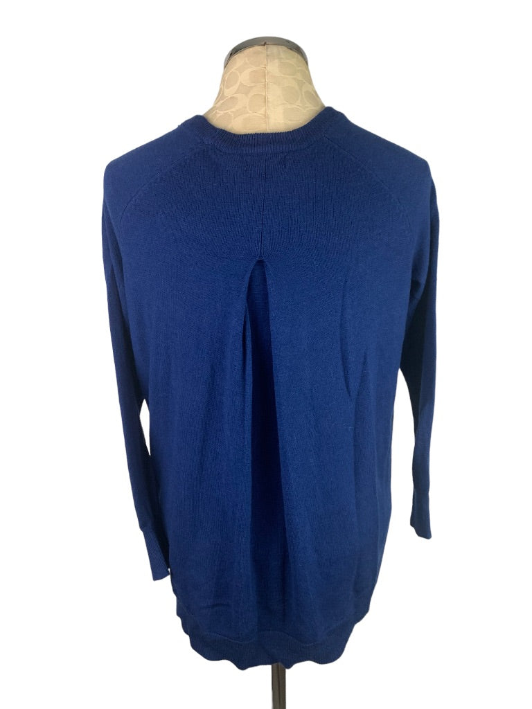 XS Apt.9 Women's Blue Pullover Sweater High Low Hem Soft