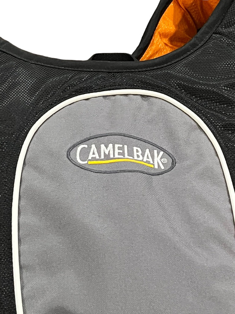 Camelback Snobowl Hydration Backpack No Bladder Orange Gray Black EUC