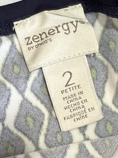 12 Petite (2) Chico's Zenergy Batik Pattern Workout Tank Top