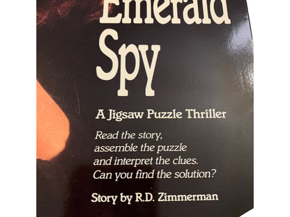 The Emerald Spy Mystery Book and 500-Piece Jigsaw Puzzle Thriller by Bepuzzled