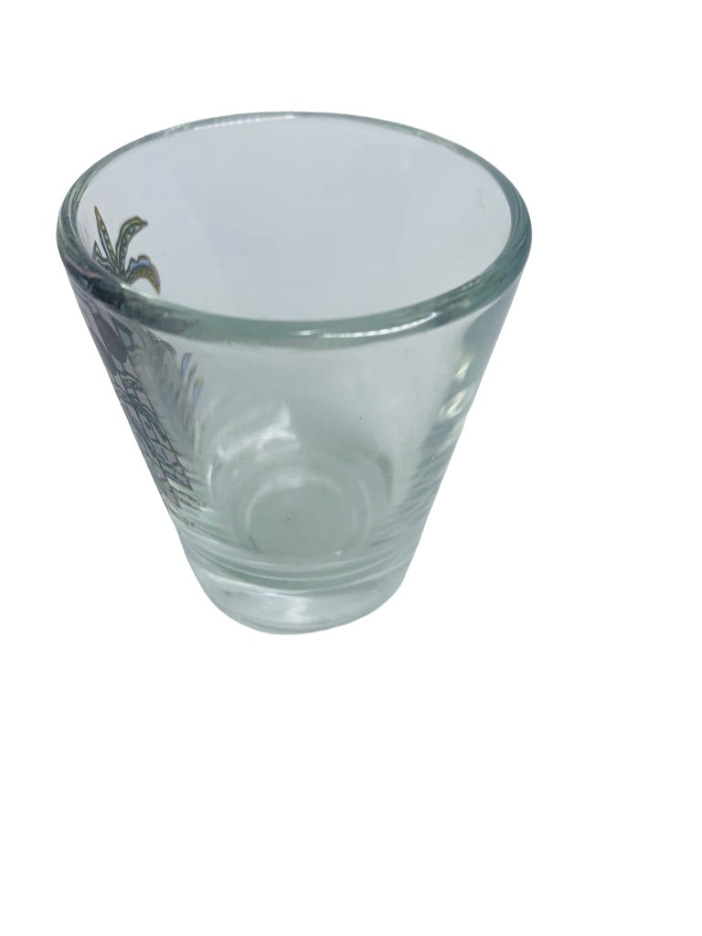 Souvenir Palm Springs Shot Glass Palm Trees Barware