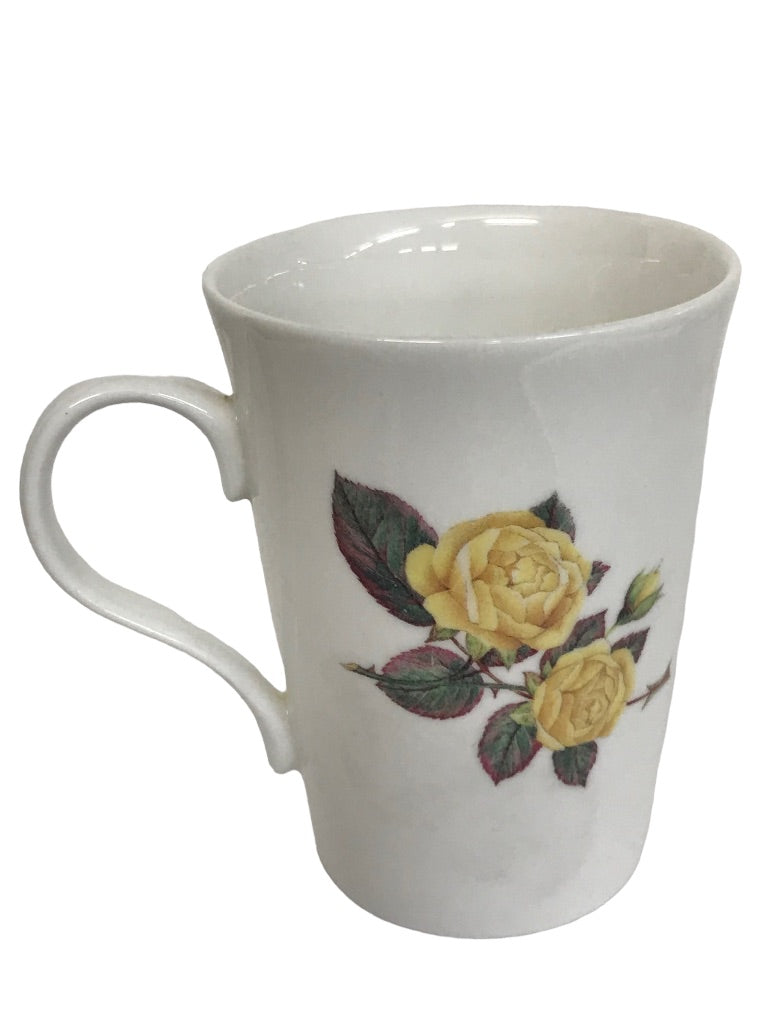 Crown Trent China Yellow Rose Tea Mug England Fine Bone China