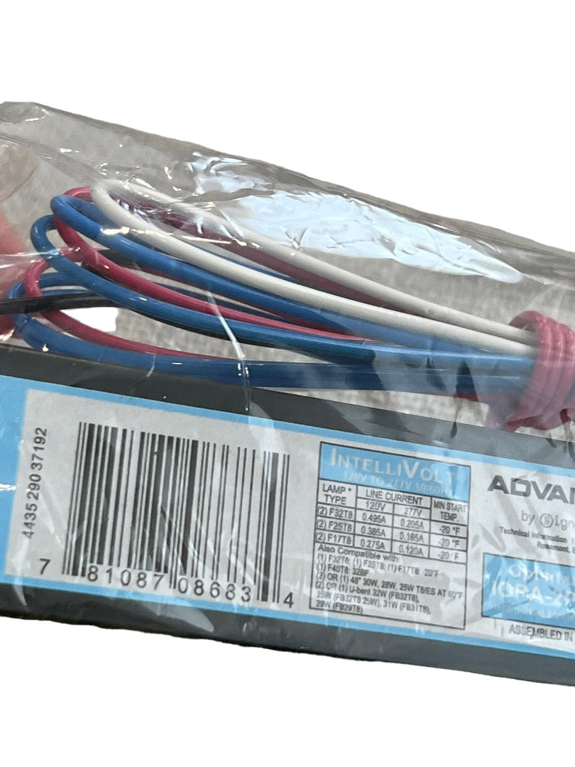 Advance IOPA-2P32-NOptanium Ballast 120V to 277V for (2) F3278 F2578 Lamps