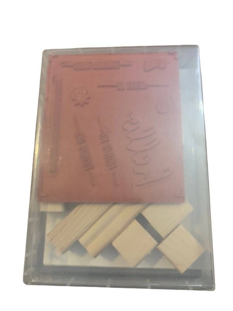 Hello Stamp Set (Set of 9), Retired, Stampin' Up Clear Mount 141240